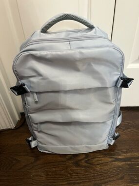 Light Gray Travel Backpack - Minimal Carry